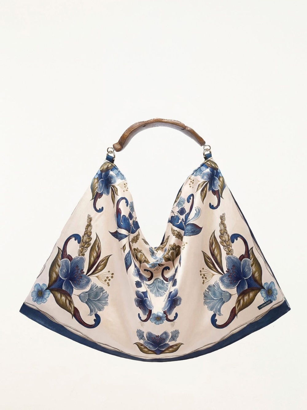Farm Rio: Velvet Wood Handle Large Scarf
Bag